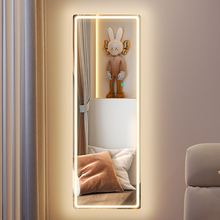 Orren ellis lighted deals mirror